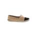 Zara Basic Flats: Slip On Wedge Casual Tan Shoes - Women's Size 37 - Almond Toe
