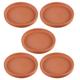 GANAZONO 5pcs Terracotta Planter Tray Plant Saucer for Indoors Drip Trays Terra Cotta Plant Saucers Vases Flower Vases Flowerpot Water Trays Plant Dish Plant Pots Tray Ceramics Drain Pan