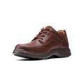 Clarks Un Brawley Lace Mens Lace Up Shoes 9.5 Mahogany