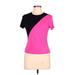INC International Concepts Short Sleeve T-Shirt: Pink Tops - Women's Size Large Petite