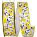 The Holiday Aisle® Wild Flower Amarillo Wired Edge Ribbon, Polyester in Yellow | 1.5 H x 5 W x 5 D in | Wayfair 2DBCA6A37E2A4EB4835CBF615F3C630D