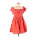 Flying Tomato Casual Dress - Mini: Red Print Dresses - Women's Size Medium