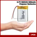 Supply lithium battery lithium polymer Rechargeable battery 602535 600 mah 3.7 V For MP3 MP4 MP5 GPS