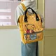 Disney Winnie Pooh Backpack Anime Large Capacity Travel Mommy Bag Women's Backpack Knapsack Cartoon