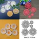 5pcs/set Flower Metal Cutting Die Manual Punch Stencils For Greeting Card Album Scrapbook Stamps
