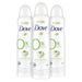 Dove Deodorant Spray For 48 Hour Protection Cucumber And Green Tea Aluminum Free Deodorant 4 Oz 3 Count.