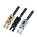 Guitar Locked String Saddle 3pcs Electric Guitar Tremolo Bridge Double Locking System Locked String Saddles for Electric Guitar (Black)