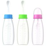 TOYMYTOY 3pcs Rice Cereal Feeder PP Rice Paste Spoon Bottle Practical Squeeze Feeder