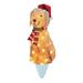 Cicrkhb Christmas Party Light-Up Decoration 2D Light up Christmas Rooster Garden Decor Acrylic Rooster Dogs Garden Stake with Lights Yard Decor Garden Statue Garden Sculpture for Backyard Lands