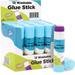 Enday 12-Pc Disappearing Purple Washable Glue Stick Bulk Pack Home Office School Supplies