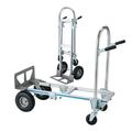 SHZOND 2 in 1 Hand Truck 770 LBS Weight Capacity Heavy Duty Convertible Hand Truck Durable Aluminum and Steel Construction 4 Wheels Hand Truck Dolly