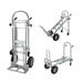 SHZOND 3 in 1 Convertible Hand Truck 1000 LBS Weight Capacity Heavy Duty Hand Truck Durable Aluminum and Steel Construction 4 Wheels Hand Truck Dolly