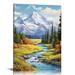 FLORID Denali National Park Poster National Park Posters National Park Wall Art Vintage Travel Posters Abstract Nature Landscape Forest Wall Art Pictures 16x20/12x16in Framed Ready to Hang