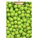 Hyjoy 3D Tennis Balls Clipboards Standard A4 Letter Size Nursing Clipboard with Low Profile Metal Clip Decorative Clip Board for Office Supplies Gold