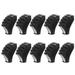 TOYMYTOY 10PCS Hiking Pole Replacement Tips Trekking Pole Tip Protectors Walking Stick Head Protection Equipment for Outdoor (Black)