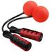 Ropeless Jump Rope Jump Rope Adjustable Ropeless Cordless Rope Skipping Wireless Indoor Outdoor Fitness Boxing Training Workout for Kids (Red)