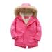 Eashery Lightweight Jacket for Boys Kids Basic Denim Soft Stretch Jean Jacket Baby Boys Girls Top Jackets for Boys (Hot Pink 5-6 Years)