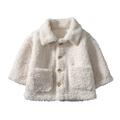Eashery Lightweight Jacket for Girls Kids Classic Denim Jean Jacket Baby Boys Girls Top Toddler Girls Jackets (White 12-18 Months)