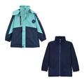 Eashery Girls Winter Puffer Jacket Light Windbreaker Jacket Lightweight Pullover Top Girls Outerwear Jackets (Green 18-24 Months)