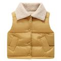 Eashery Boys and Toddlers Lightweight Jacket Water Resistant Puffer Coat Padded Puffer Jacket Lightweight Pullover Top Toddler Jacket (Yellow 5-6 Years)