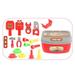 kids repair box 22pcs Children s Play House Toolbox Toy Portable Toolbox Set Pretend Play Repair Tools Kit Disassembly Repair and Maintenance Tools