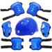 Kids Bike Helmet Protective Gear Bicycle Skateboard Helmet Equipage Suitable for Boys and Girls 3-12 Years Blue