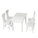 TOYMYTOY 1 Set Mini House Furniture Wooden Table Chair Set Simulated Furniture Decor