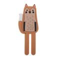 TOYMYTOY Animals Magnetic Hooks Removable Decorative Fridge Sticker Refrigerator Message Magnet Coat Hanger Key Holder Storage Hook (Fox)