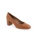 Women's Ebel Pump by Aerosoles in Tan Leather (Size 10 1/2 M)