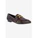 Wide Width Women's Felix Casual Flat by Bellini in Wine Gold Combo (Size 10 W)