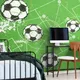 Origin Murals Football Grunge Texture Green Paste The Wall Mural 350Cm Wide X 280M High