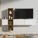 Tv Unit 180 Cm Modern Wall Tv Stand Living Room Cabinet Matt Doors