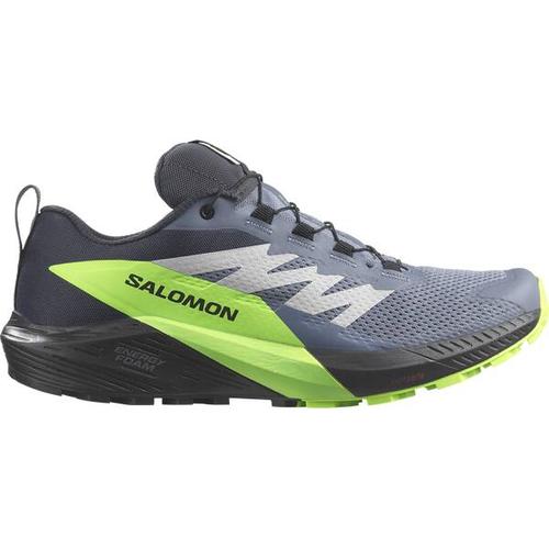 SALOMON Herren Trailrunningschuhe SHOES SENSE RIDE 5 GTX Flint/Black/Grgec, Größe 47 ⅓ in Blau