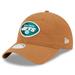 Women's New Era Brown York Jets Main Core Classic 2.0 9TWENTY Adjustable Hat