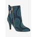 Wide Width Women's Claudette Bootie by Bellini in Turquoise Combo (Size 10 W)