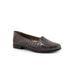 Wide Width Women's Lizette Dressy Flat by Trotters in Brown (Size 12 W)