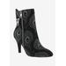 Wide Width Women's Claudette Bootie by Bellini in Black Silver Combo (Size 12 W)