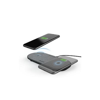 Hama QI-FC10 DUO Smartphone Schwarz AC Kabelloses Aufladen Schnellladung Drinnen Image