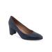 Women's Betsy Pump by Aerosoles in Navy Leather (Size 12 M)