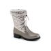 Women's Bryce Bootie by Trotters in Grey Tumbled (Size 7 1/2 M)