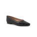 Women's Emmie Dressy Flat by Trotters in Black (Size 9 1/2 M)