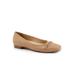 Women's Harmony Dressy Flat by Trotters in Nude (Size 7 1/2 M)