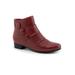 Women's Mila Bootie by Trotters in Sangria (Size 9 M)