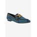 Wide Width Women's Felix Casual Flat by Bellini in Turquoise Multi Wool (Size 13 W)