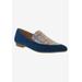 Wide Width Women's Ferris Casual Flat by Bellini in Blue Multi Wool (Size 9 W)