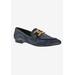 Women's Felix Casual Flat by Bellini in Navy Gold Combo (Size 6 M)