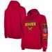 Men's New Era Red Denver Nuggets 2023/24 City Edition Big & Tall Pullover Hoodie