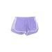 Adidas Athletic Shorts: Purple Solid Activewear - Women's Size 3