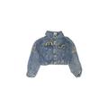 Daisy Fuentes Denim Jacket: Blue Print Jackets & Outerwear - Size 4Toddler