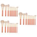 FRCOLOR 3 Sets of 12 Makeup Brush Set Liquid Makeup Brush Liquid Eyeshadow Foundation Makeup Brush Face Brush Eye Brush Blush Brush Makeup Brush with Wooden Handle